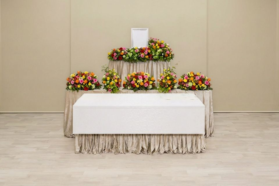 一日葬プラスと家族葬の祭壇4